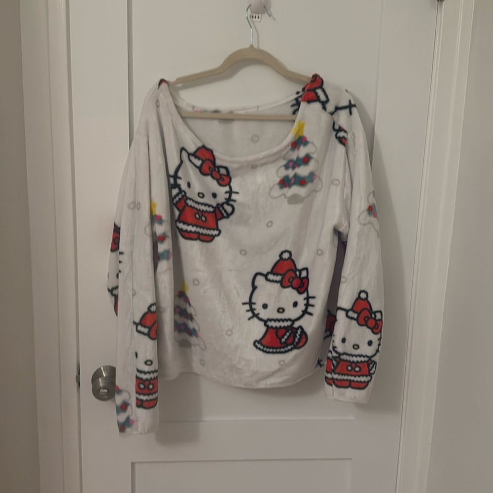 One Of A Kind Custom Hello Kitty Christmas Sweater Size L/XL